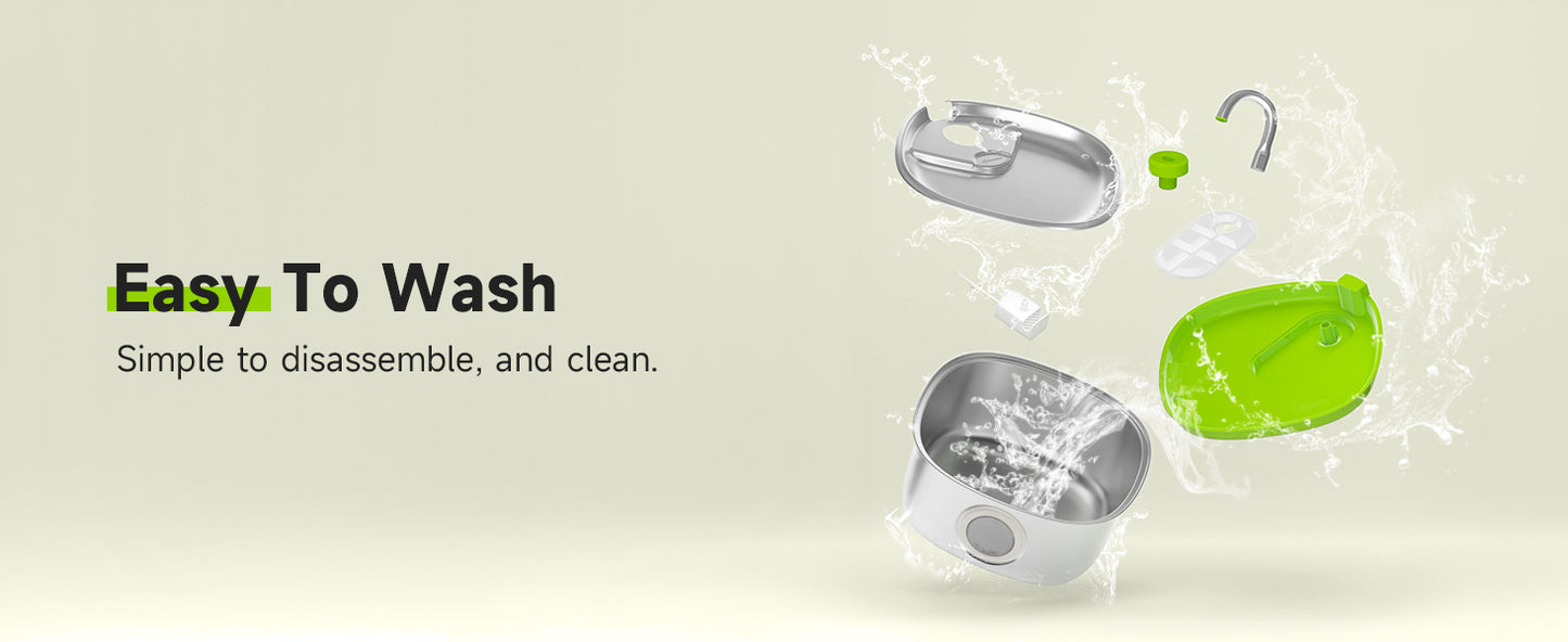 7L Automatic Stainless Steel Pet Water Fountain For Cats and Dogs
