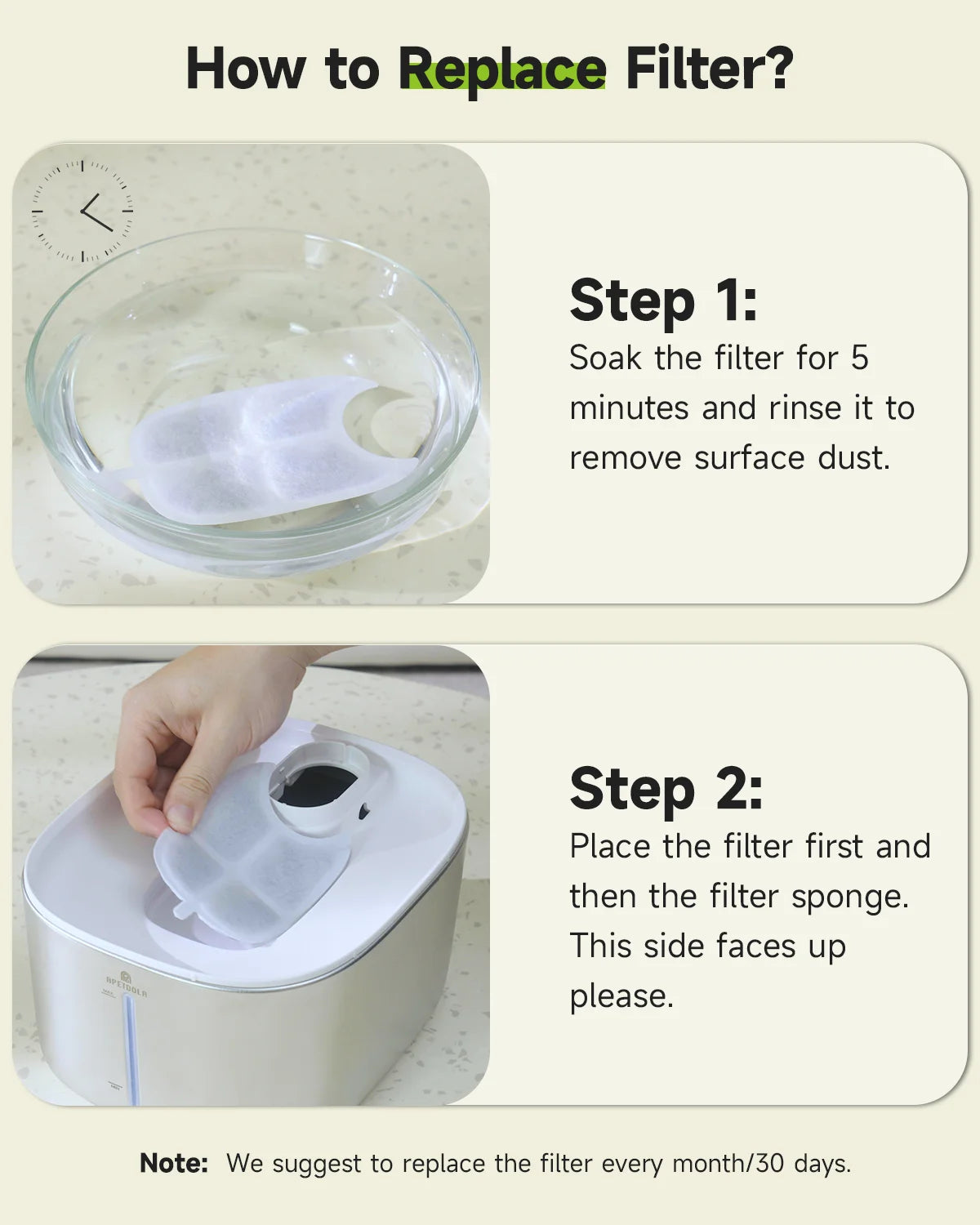 8-Pack Replacement Filters For Our Cat Water Fountain