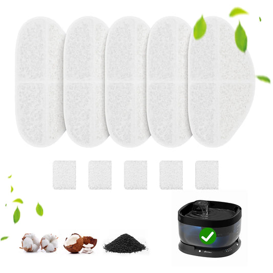 5-Pack Replacement Filters Filters for our Wireless Dog Fountain